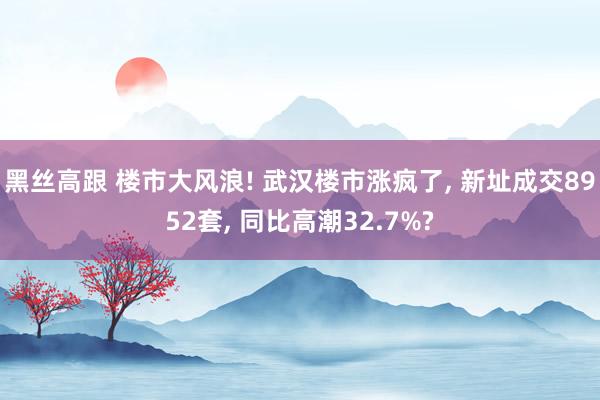 黑丝高跟 楼市大风浪! 武汉楼市涨疯了, 新址成交8952套, 同比高潮32.7%?