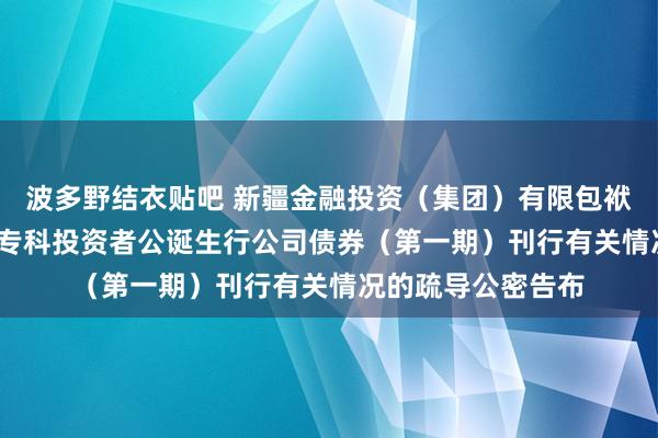 波多野结衣贴吧 新疆金融投资（集团）有限包袱公司2024年面向专科投资者公诞生行公司债券（第一期）刊行有关情况的疏导公密告布