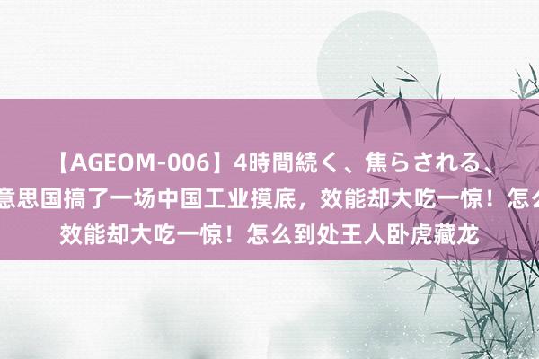 【AGEOM-006】4時間続く、焦らされる、すごい亀頭攻め 好意思国搞了一场中国工业摸底，效能却大吃一惊！怎么到处王人卧虎藏龙