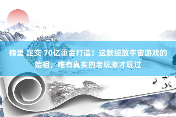 楠里 足交 70亿重金打造！这款绽放宇宙游戏的始祖，唯有真实的老玩家才玩过