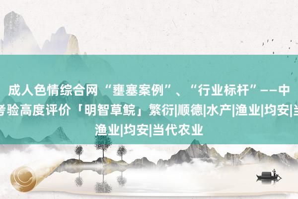 成人色情综合网 “壅塞案例”、“行业标杆”——中山大学考验高度评价「明智草鲩」繁衍|顺德|水产|渔业|均安|当代农业